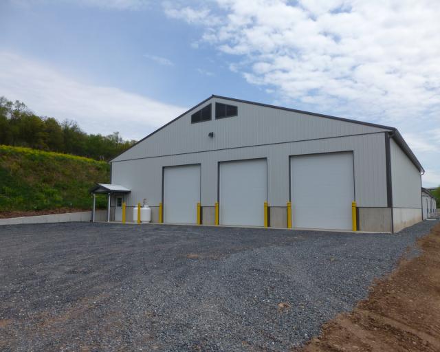 Exterior of Storage Building