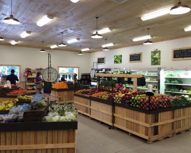 Interior of Produce Market
