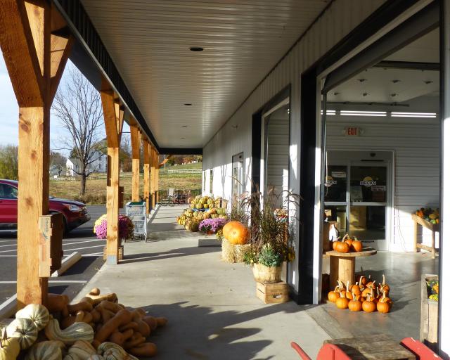 Exterior of Produce Market