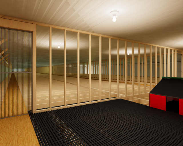 Breeder House Interior Render